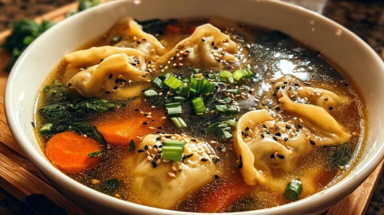 Easy Potsticker Soup