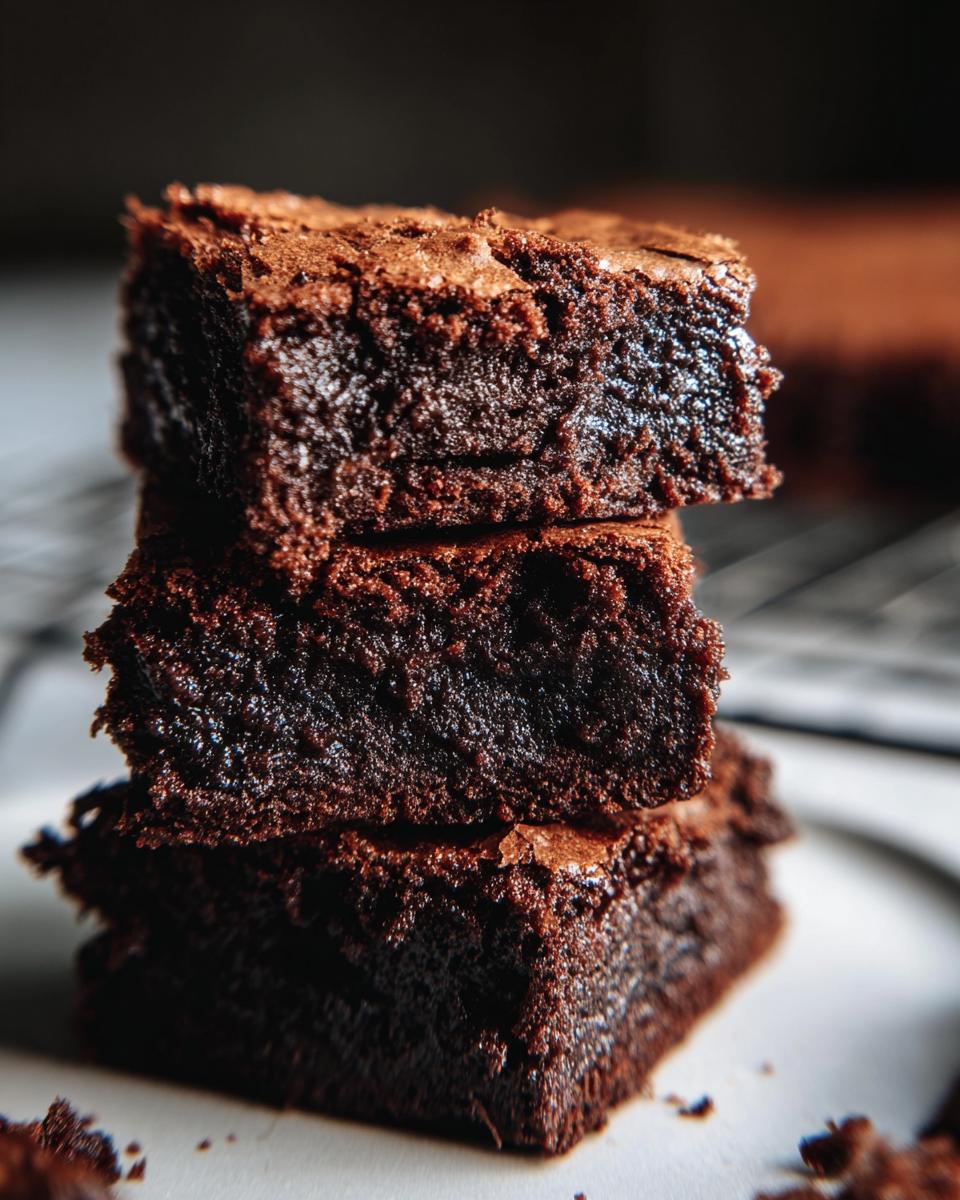 Fudgy Homemade Brownies - detail 1