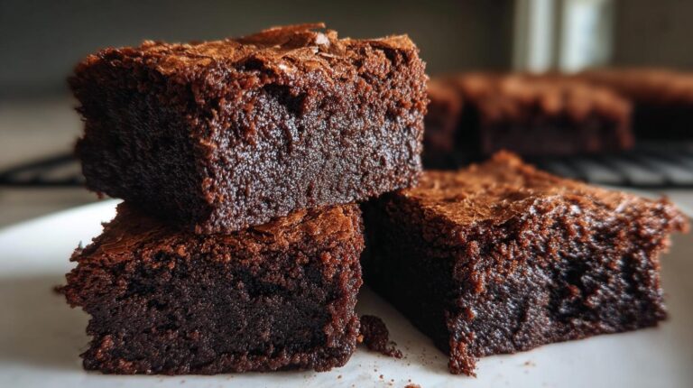 Fudgy Homemade Brownies