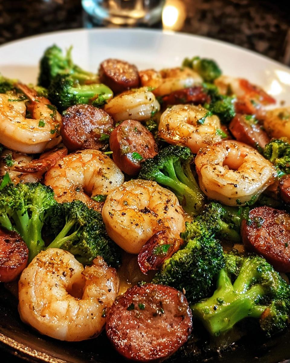 Garlic Butter Shrimp and Sausage - detail 1