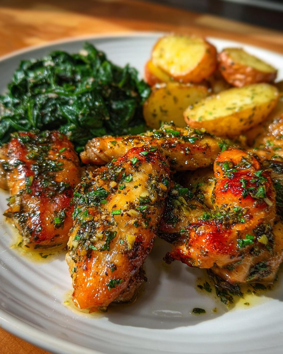Garlic Herb Chicken Wings - detail 1