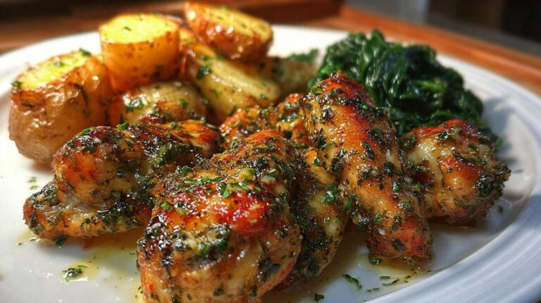 Garlic Herb Chicken Wings