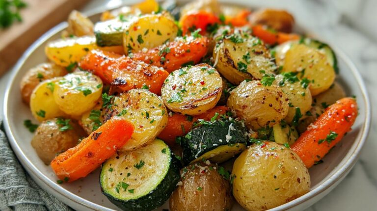 Garlic Herb Roasted Vegetables