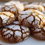 Gingerbread Crinkle Cookies