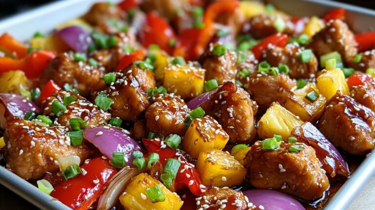 Hawaiian Chicken Sheet Pan