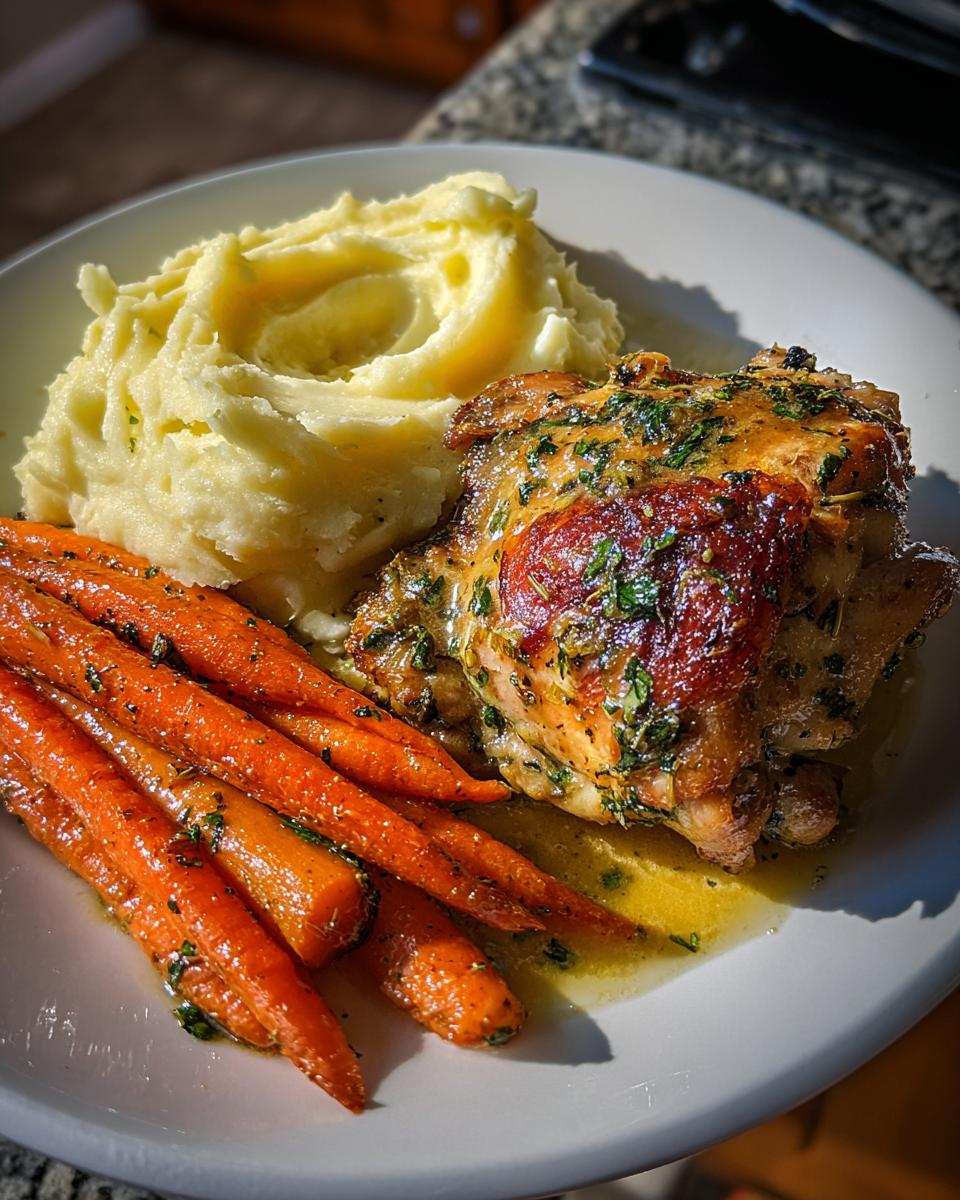 Herb Butter Chicken Thighs - detail 1