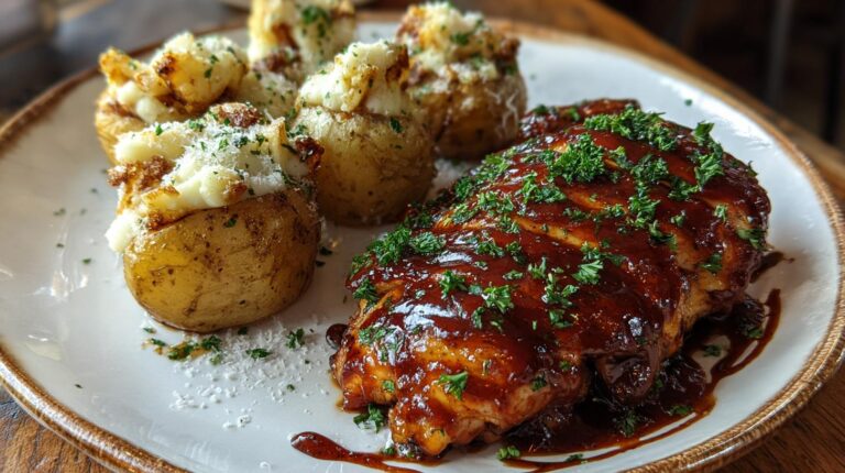 Honey BBQ Chicken Dinner