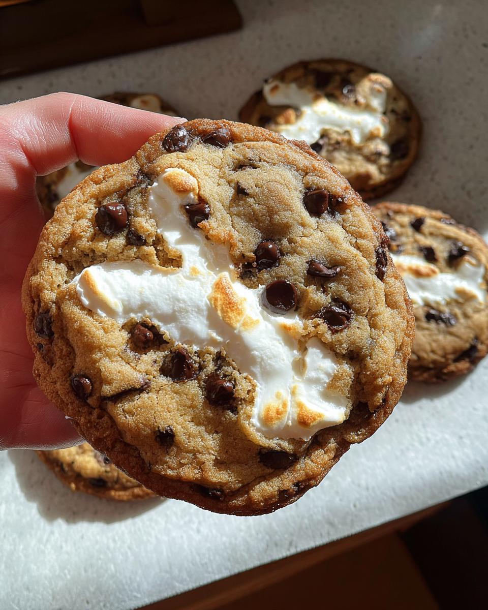 Marshmallow Stuffed Cookies - detail 2