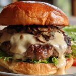 Mushroom Swiss Burger