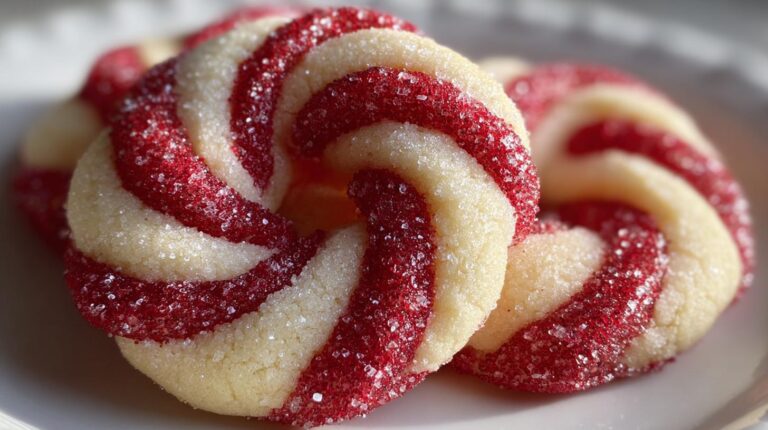 Peppermint Twist Cookies