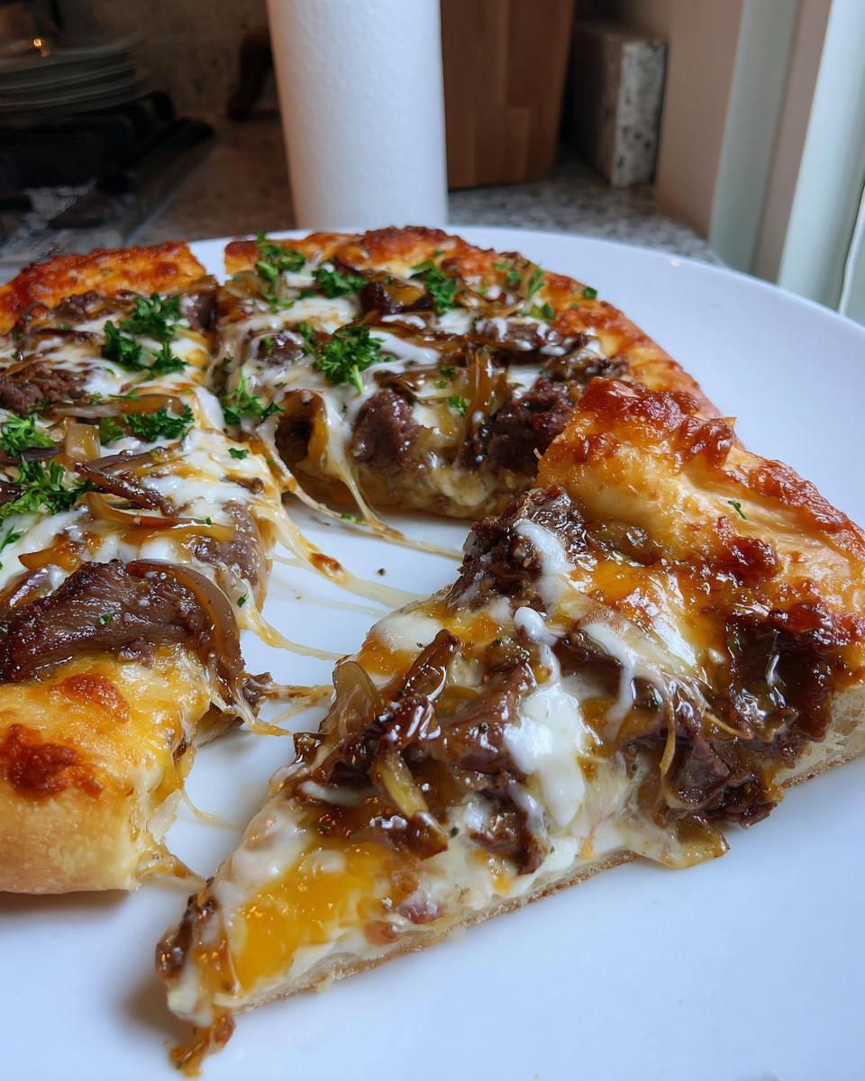 Philly Cheesesteak Pizza - detail 1