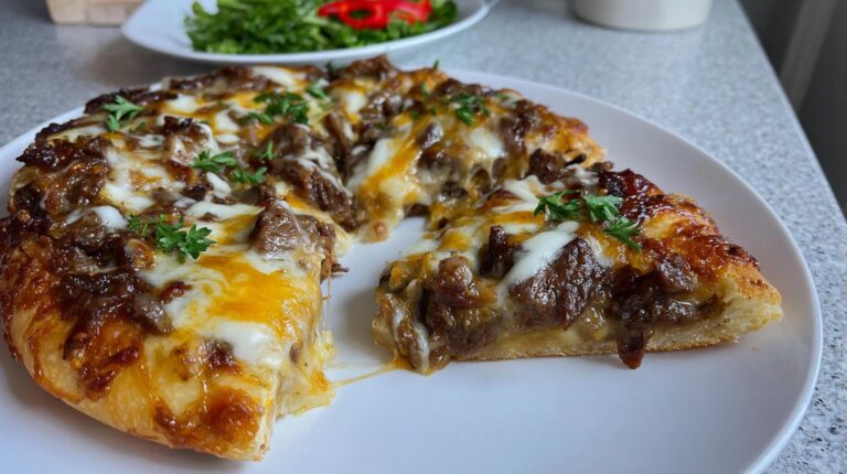 Philly Cheesesteak Pizza