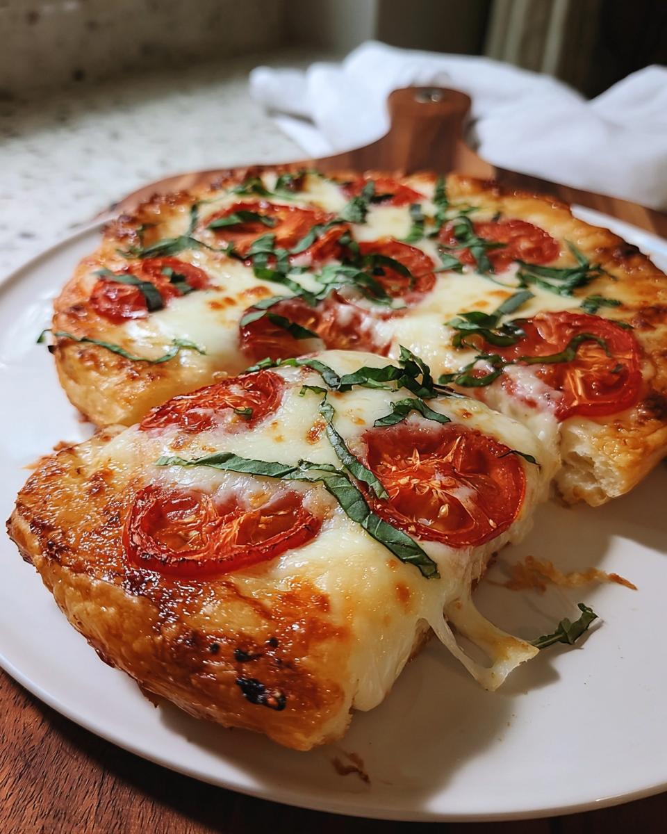 Puff Pastry Margherita Pizza - detail 1