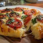 Puff Pastry Margherita Pizza