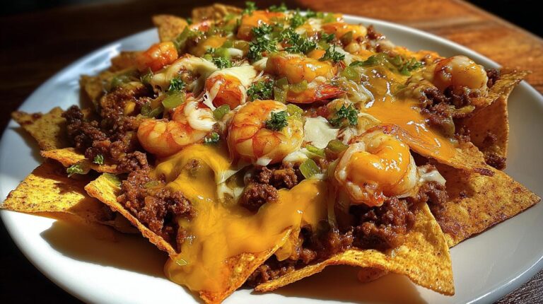 Shrimp and Beef Nachos