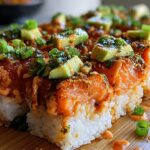 Spicy Salmon Sushi Bake