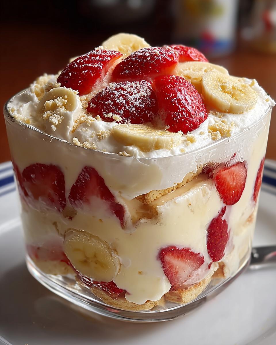 Strawberry Banana Pudding - detail 1
