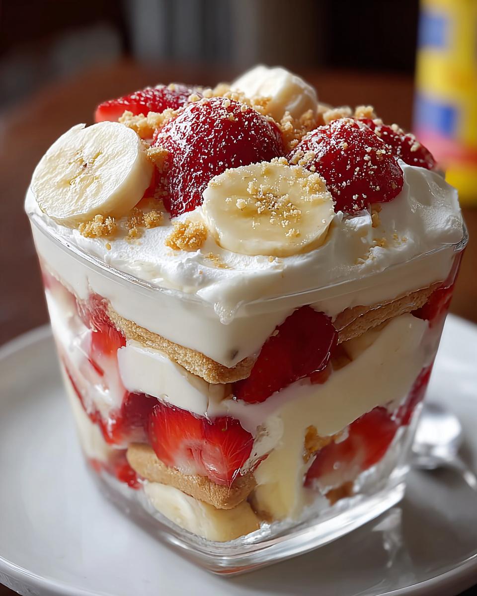 Strawberry Banana Pudding - detail 2