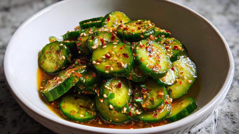 Easy Asian Cucumber Salad