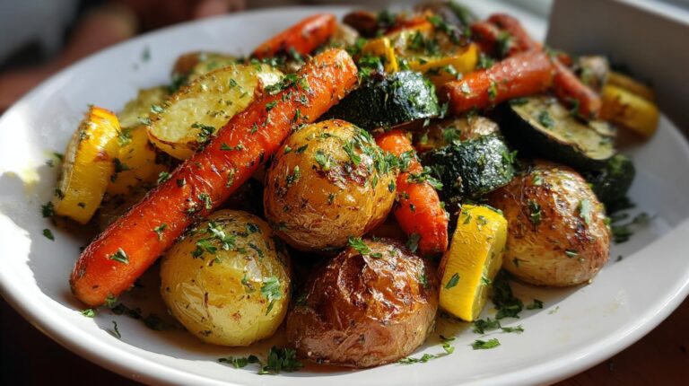 Garlic Herb Roasted Vegetables