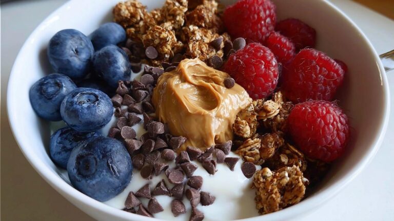 Greek yogurt breakfast bowl