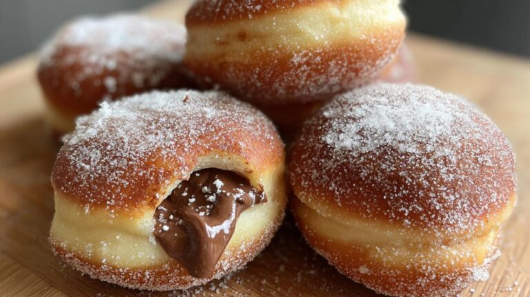 Nutella filled donuts