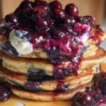 blueberry yogurt pancakes