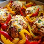 cajun chicken with bell peppers