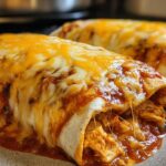 cheesy baked chicken burritos