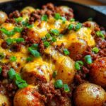 cheesy sloppy joe skillet