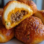 cheesy stuffed pretzel bites