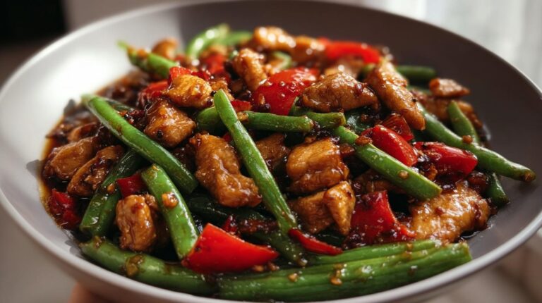 chicken green bean stir fry