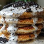 cookies and cream Oreo pancakes