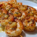 garlic butter shrimp skewers