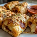 homemade pizza rolls