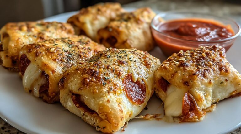 homemade pizza rolls