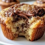 nutella banana muffins