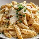 one pot creamy garlic pasta
