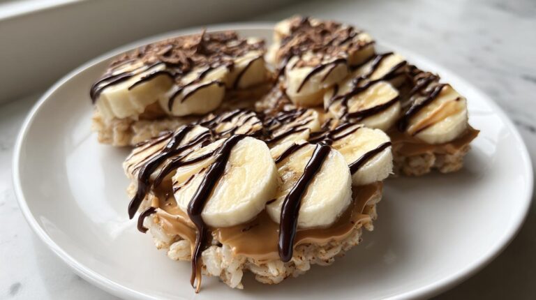 peanut butter banana rice cake