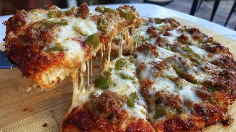 sausage pepperoni pizza