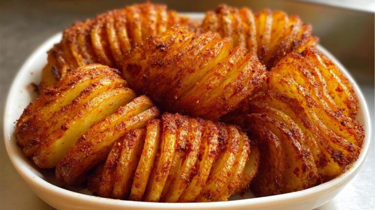 Spicy Hasselback potatoes