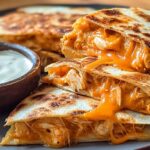 buffalo chicken quesadillas