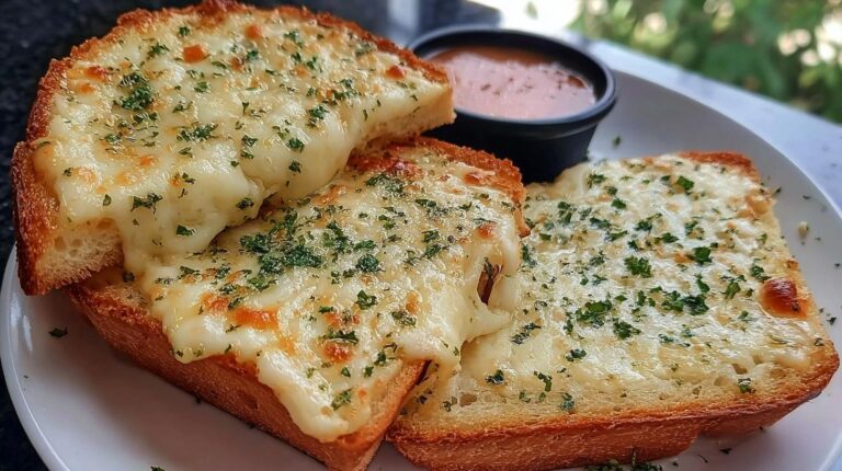 cheesy garlic bread toast