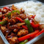 chicken and bell pepper stir-fry