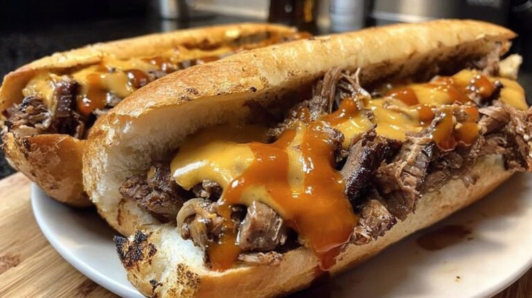 chopped brisket cheesesteak