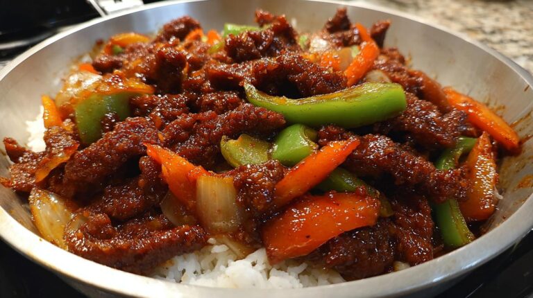 crispy beef stir fry