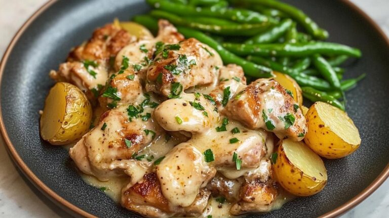 crockpot chicken and potatoes