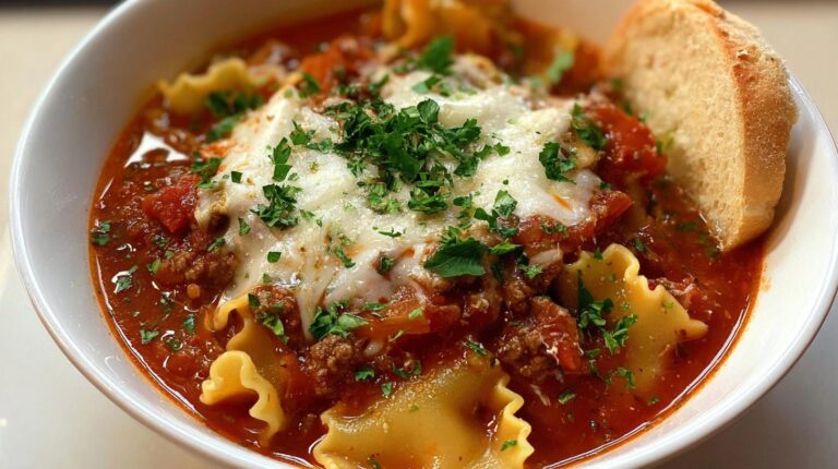 easy lasagna soup recipe