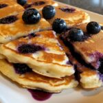 fluffy blueberry pancakes