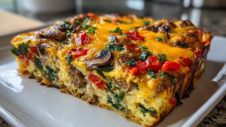 high protein breakfast casserole